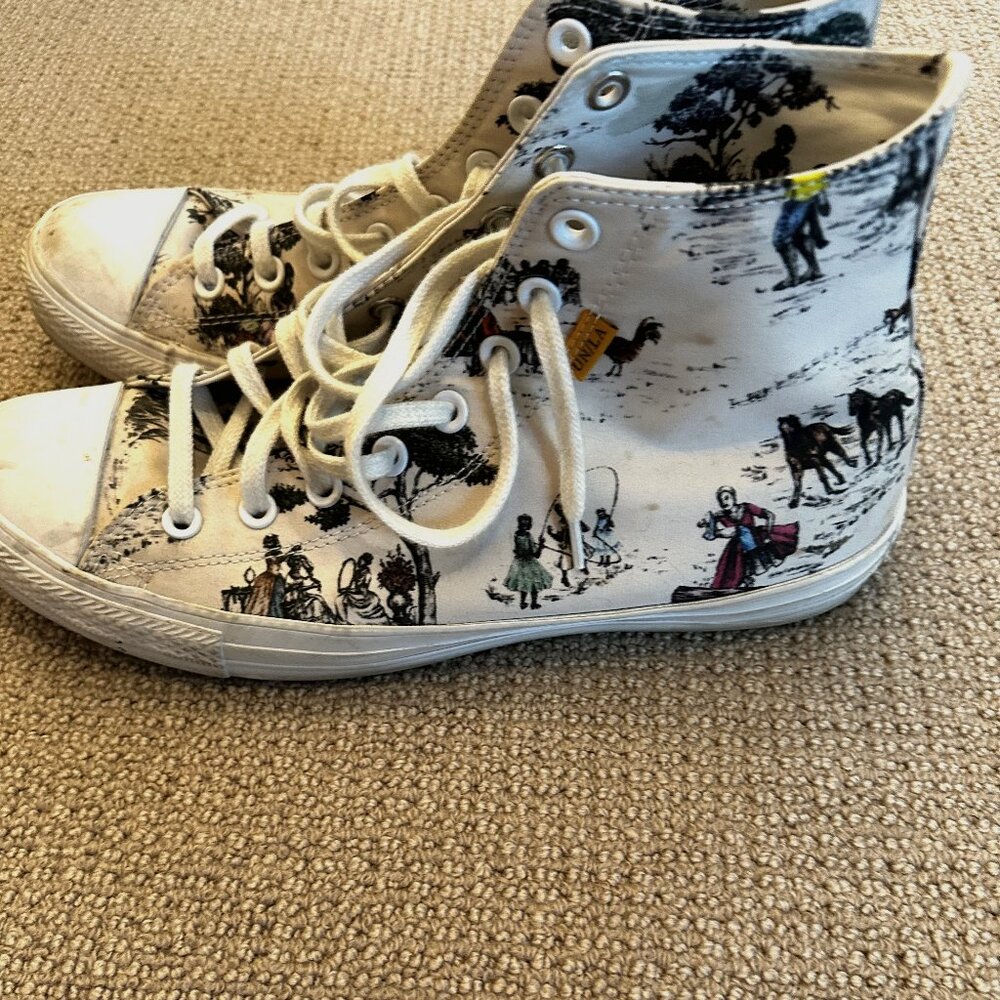 Sheila Bridges Harlem Toile Converse Chuck Taylor All Star sz 10